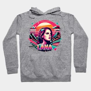 Lana Del Rey - Neon Sunset Hoodie